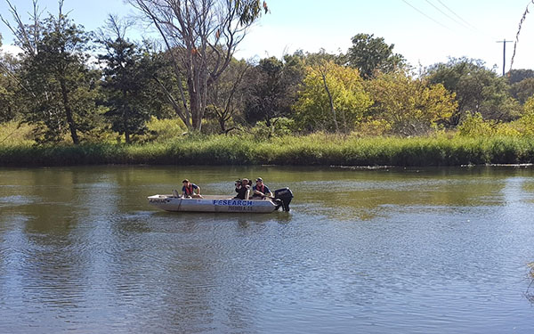 Filming for the production of acoustic tagging educational  movies