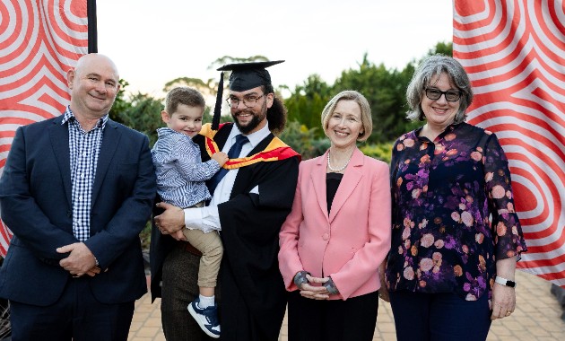 Graduate determined to add more degrees to his repertoire 