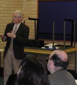 Dr Christopher Turner from the University of Colorado in the US at Charles Sturt University. 