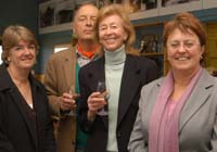 Left to right: CSU&rsquo;s Professor Margaret Alston, Ballieu Myer, Sarah Myer and Dr Jenny Kent from CSU. 