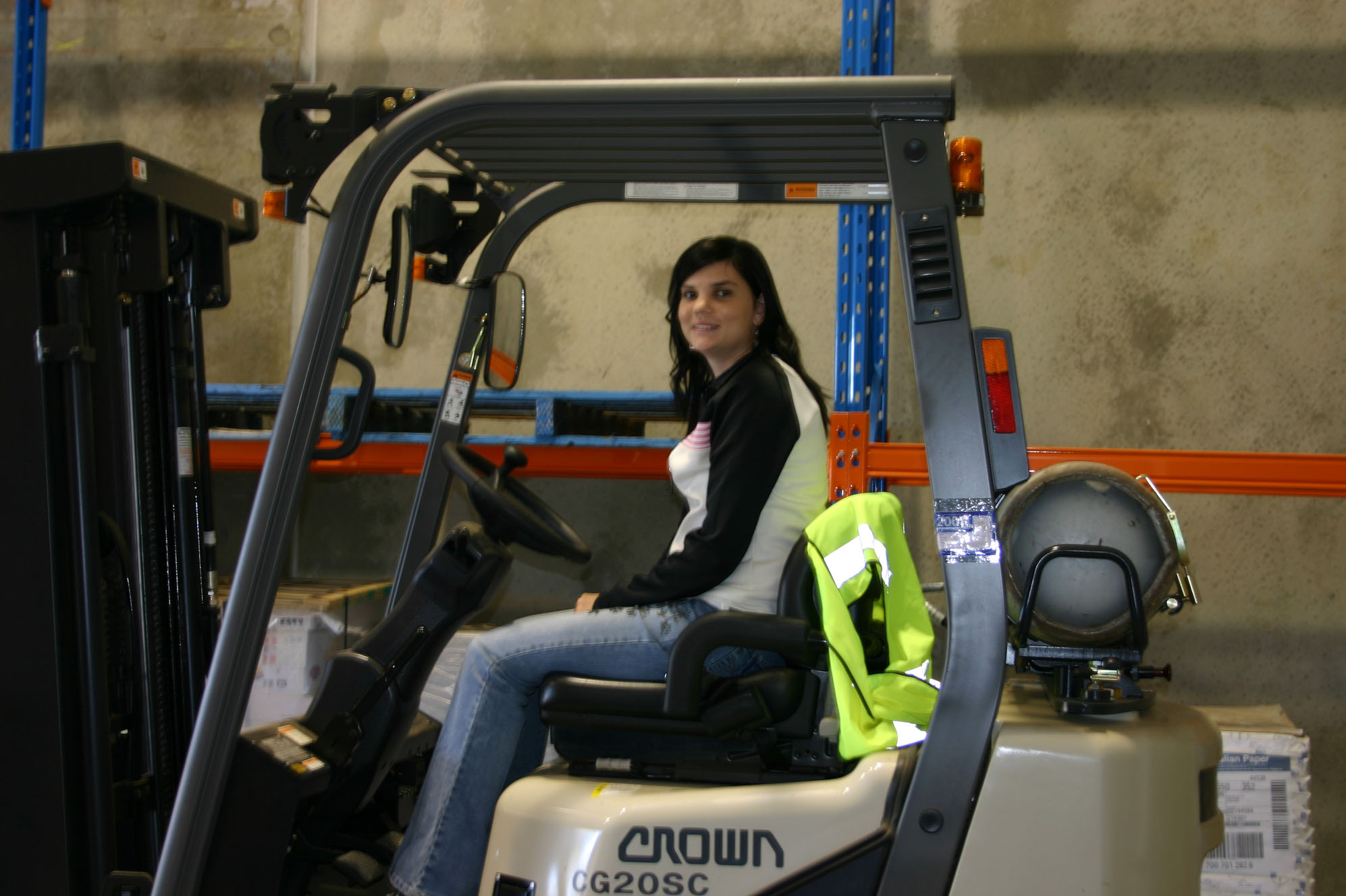 Melanie Shea on the job at CSU