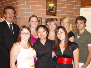 Associate Professor Rod McCulloch with CSU's Kajulu Communications team