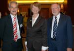 CSU's V-C Professor Ian Goulter, Deputy Prime Minister the Hon. Julia Gillard, and SCU V-C Professor Paul Clark.
