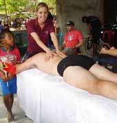 CSU students provided medical support to participants in the inaugural Tour de Timor in 2009.