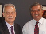 CSU Vice-Chancellor, Professsor Ian Goulter, and NSW Minister for Lands, Mr Tony Kelly, MLC.