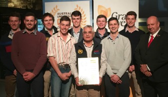 Crop judging winners