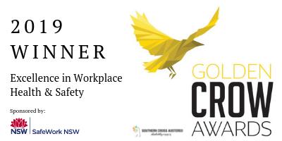 Golden Crow Awards 2019 Finalist Excellence in WHS