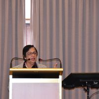 Professor Kalyani Mehta gave a keynote address on Tuesday 29 October titled The Universality of Spiritual Pursuits. Photograph by Sarah Stitt