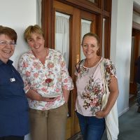 Attendees enjoy lunch at Old Parliament House. Photograph by Sarah Stitt