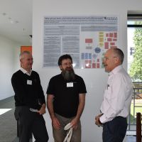 Poster Presenter Peter Harper. Photograph by Sarah Stitt