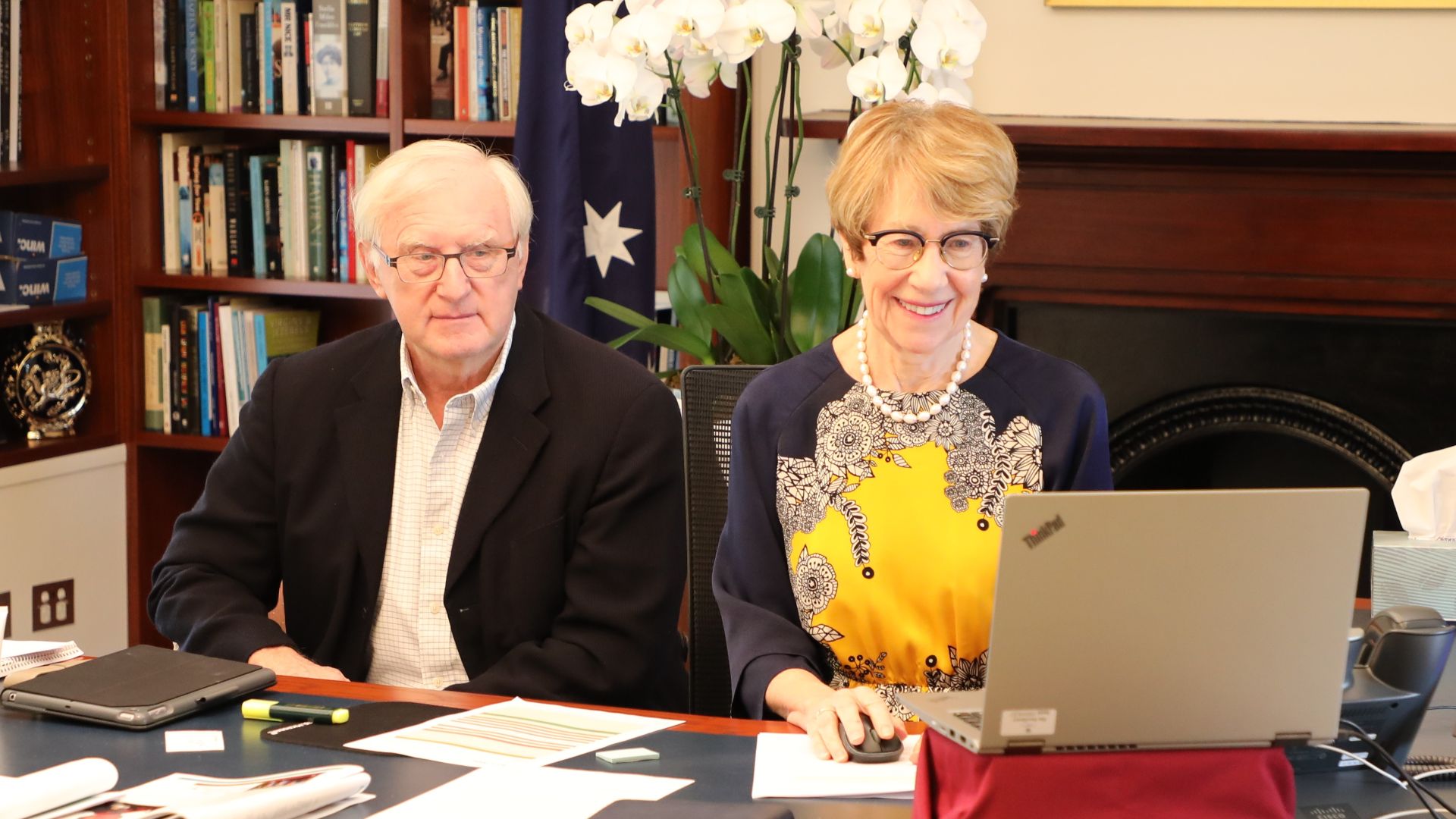 Governor of NSW undertakes virtual tour of National Wine and Grape Industry Centre