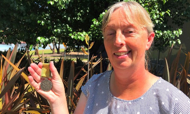 National Emergency Medal for paramedicine academic