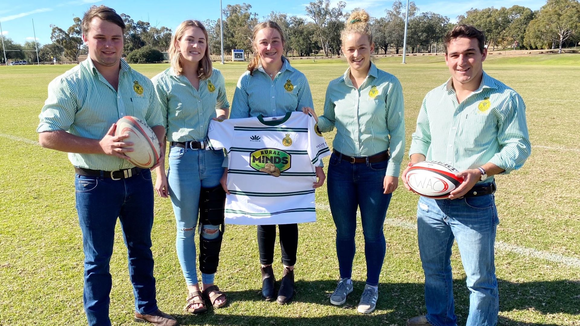 University rugby team kicks goals for mental health 