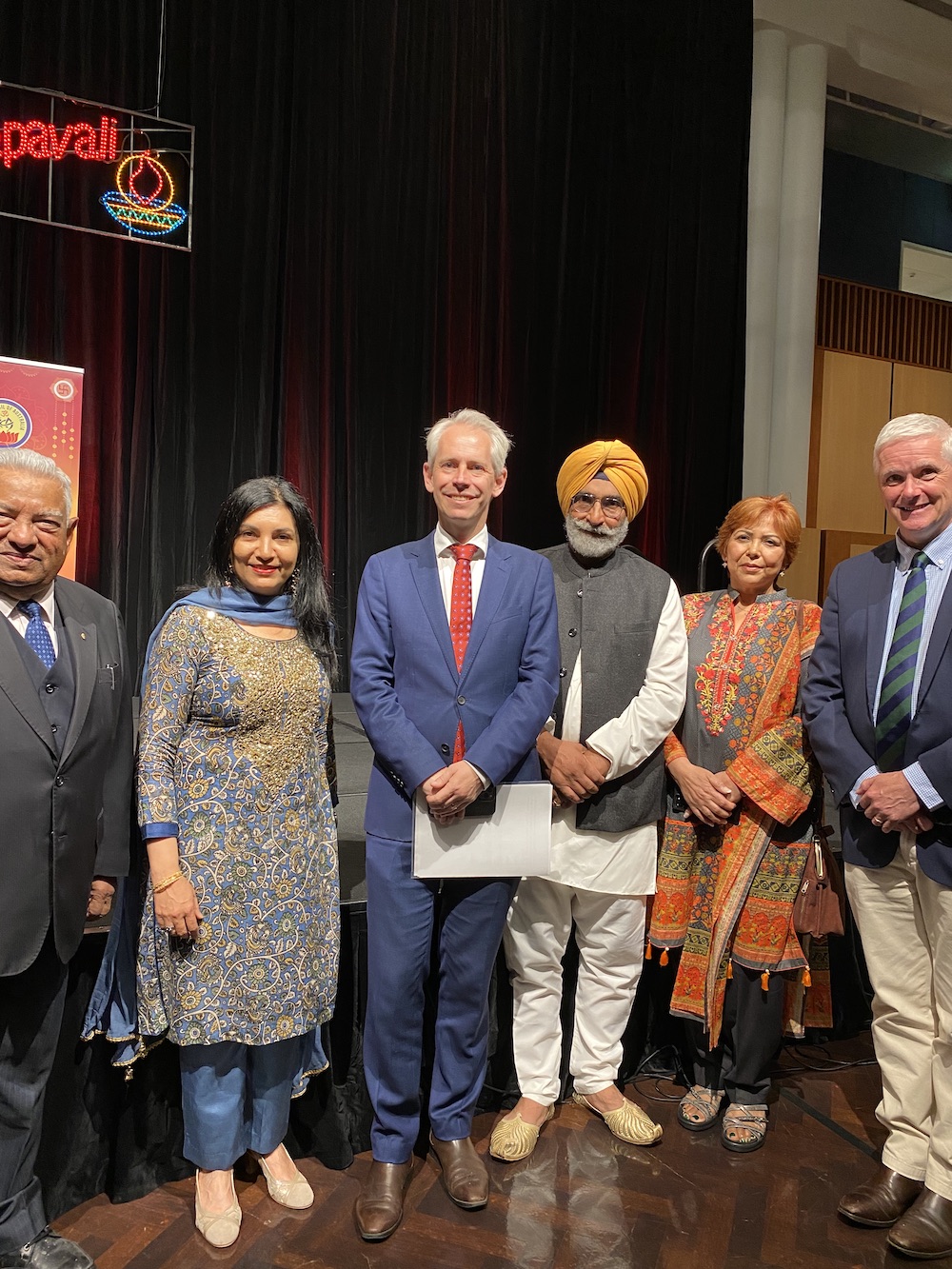 Professor Anthony Maher attends Diwali Celebrations in Canberra