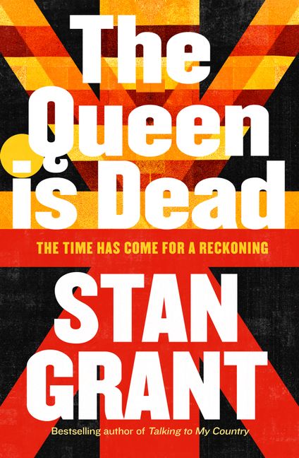 Book cover- The Queen is Dead