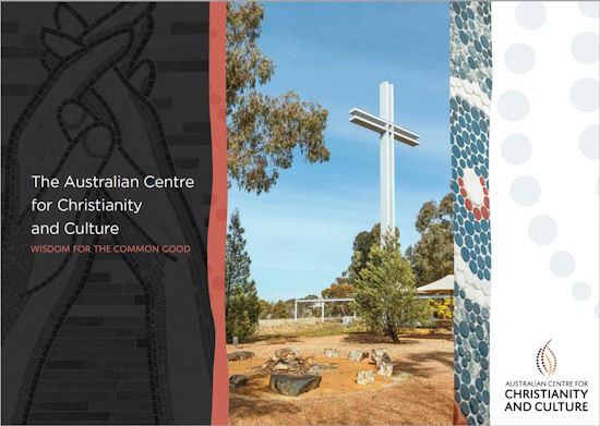 ACCC banner featuring praying hands, a cross and stained glass 