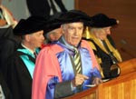 Ambassador Pete Peterson received an Honorary Doctorate from CSU at one of several graduation ceremonies in Wagga Wagga in April.