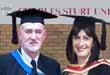 CSU award-winning graduate Tania Barry (right) with senior lecturer Roy Sanders. 