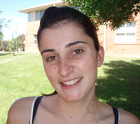 CSU advertising student Ms Mary-Jane Barca.