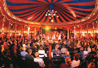 Inside The Famous Spiegeltent - image by David Simmons
