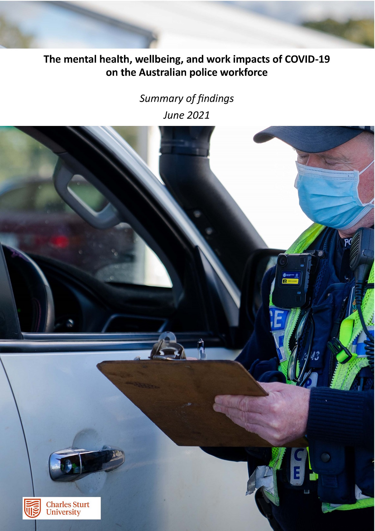 The mental health, wellbeing and work impacts of COVID-19 on the Australian police workforce