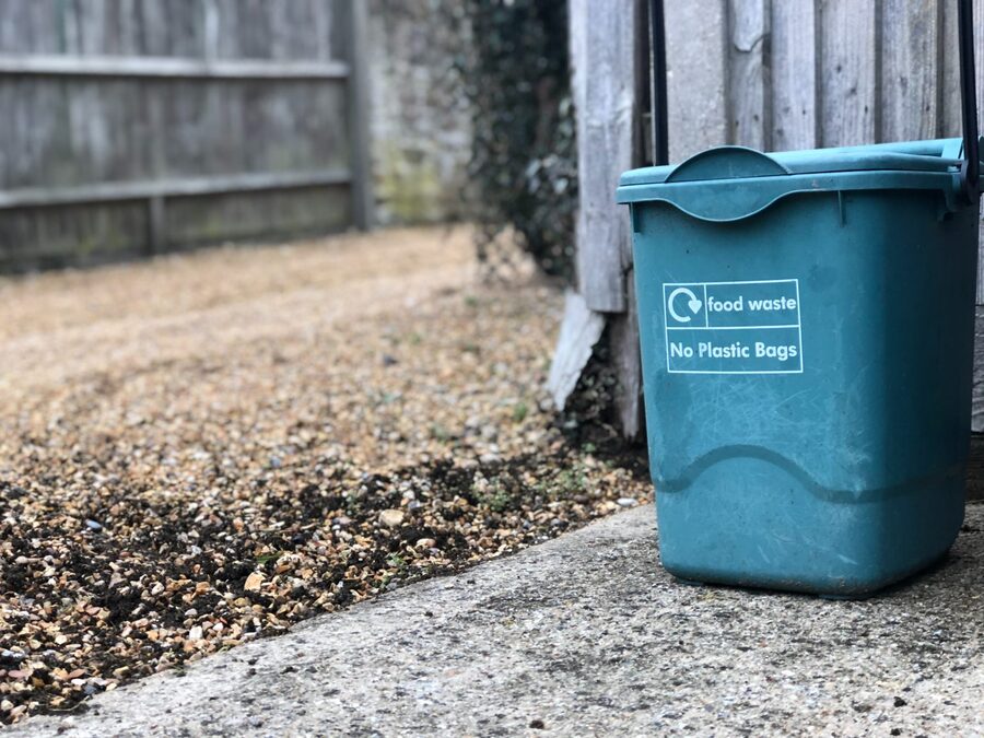 Compost food bin