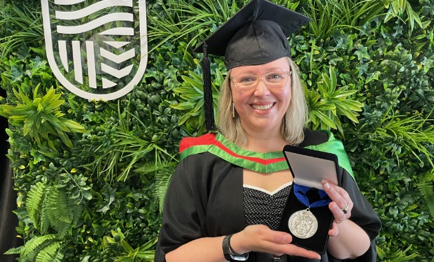 Promoting ‘diffability’ over disability motivates graduate to earn University medal