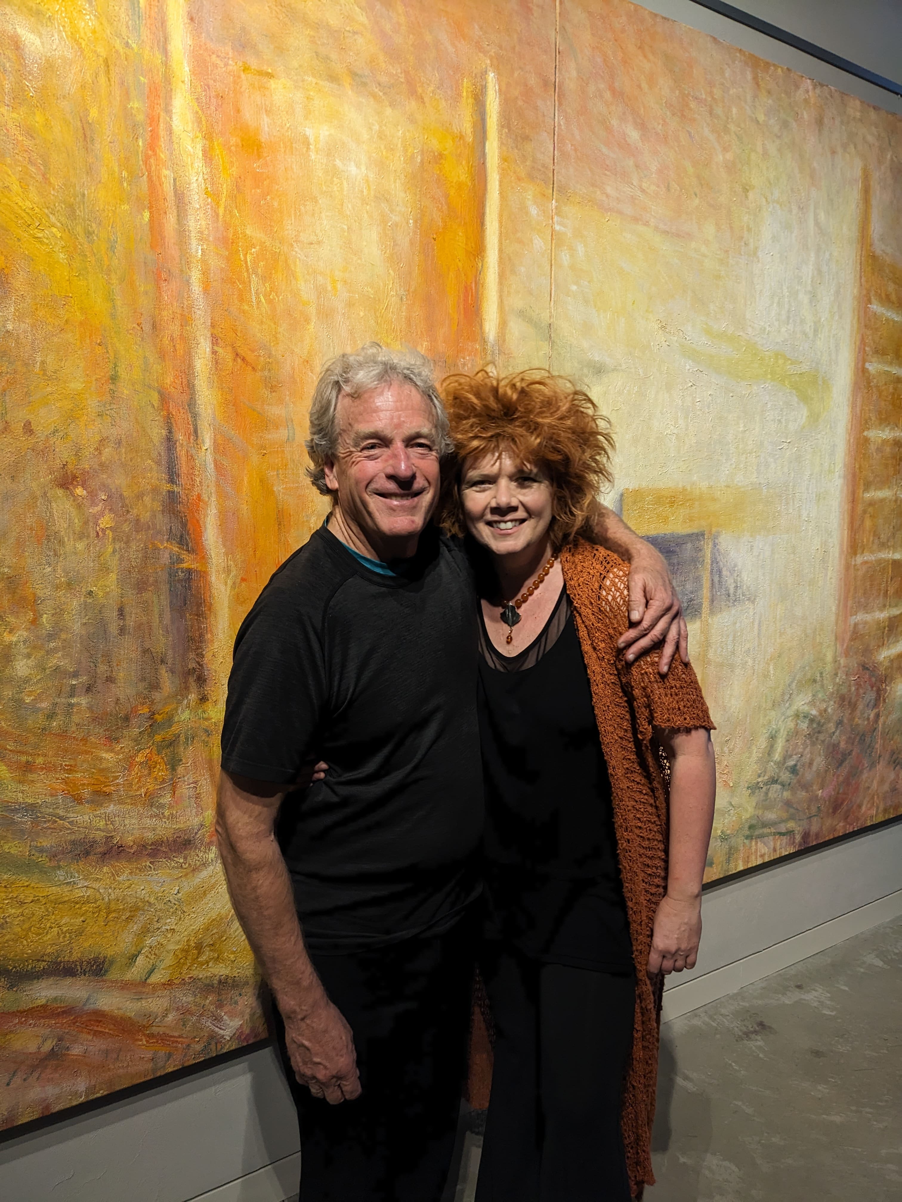 David Pereira and Rachel Scott in the Chapel