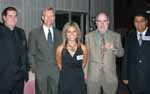 Left to right: Pharmacy student Brad Carter, senior CSU lecturer Dr Paul Prenzler, pharmacy student Angie Capizzi, course coordinator Dr Ross Kennedy and pharmacy student Mena Abdel Messih at the 2006 Commencement Dinner.