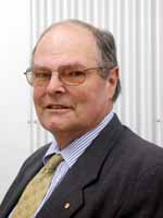 The Chancellor of Charles Sturt University, Mr Lawrie Willett, AO.