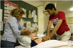 Students gain practical nursing skills at the CSU School of Nursing and Midwifery