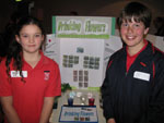 Tayla Fisher (left) and Jack Langley from St Joseph&rsquo;s Public Scool in Narrandera.