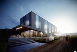 Artists impression of Rural Medical School teaching building at CSU in Wagga Wagga.