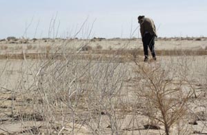 Rural community in drought