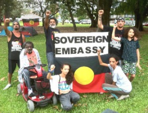 Tent embassy sovereign protesters