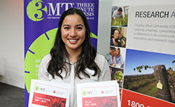 CSU 3MT winner asks if White Rice is Naughty or Nice?