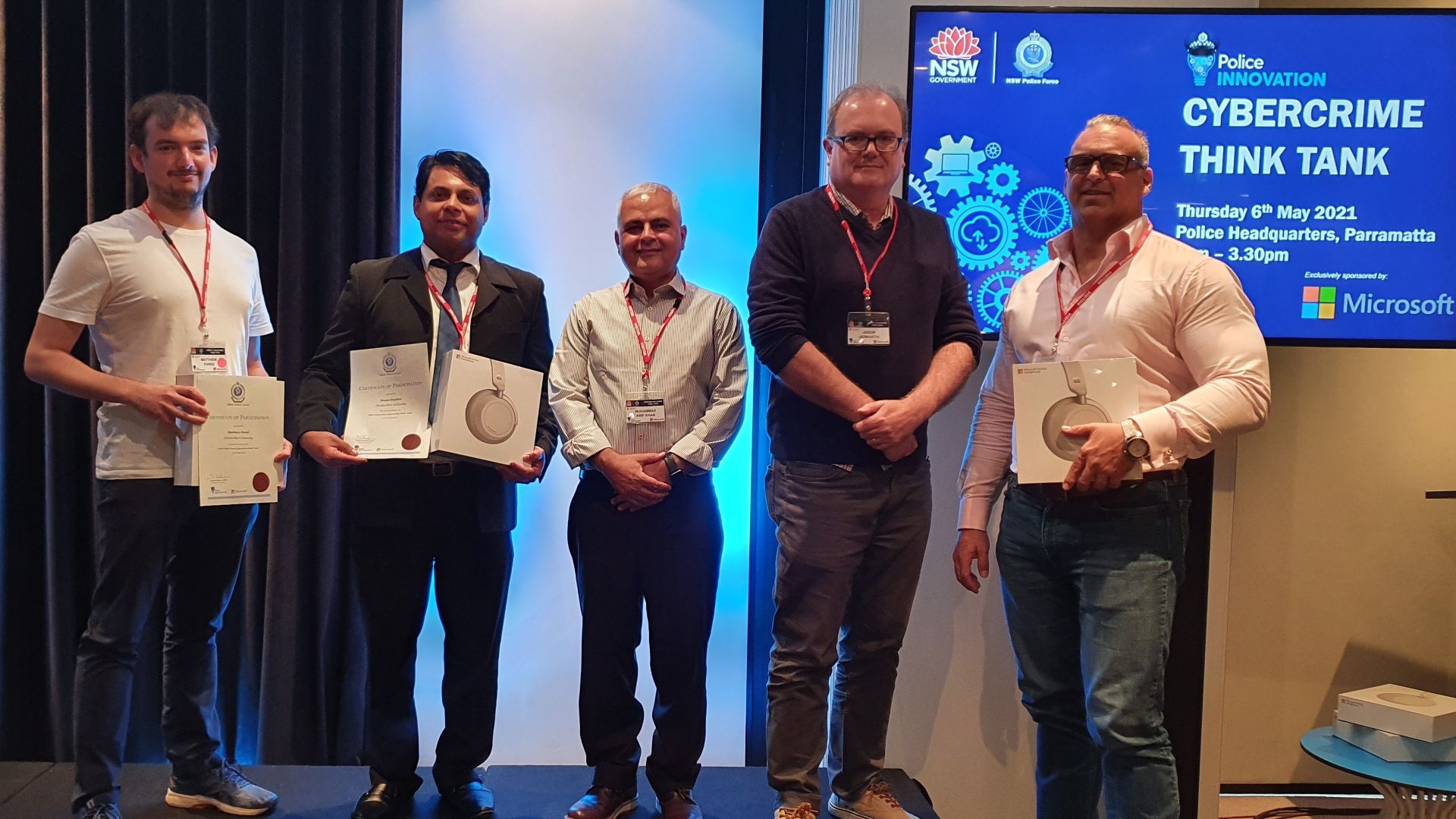 Cybercrime IT team crack the winning code in NSWPF challenge