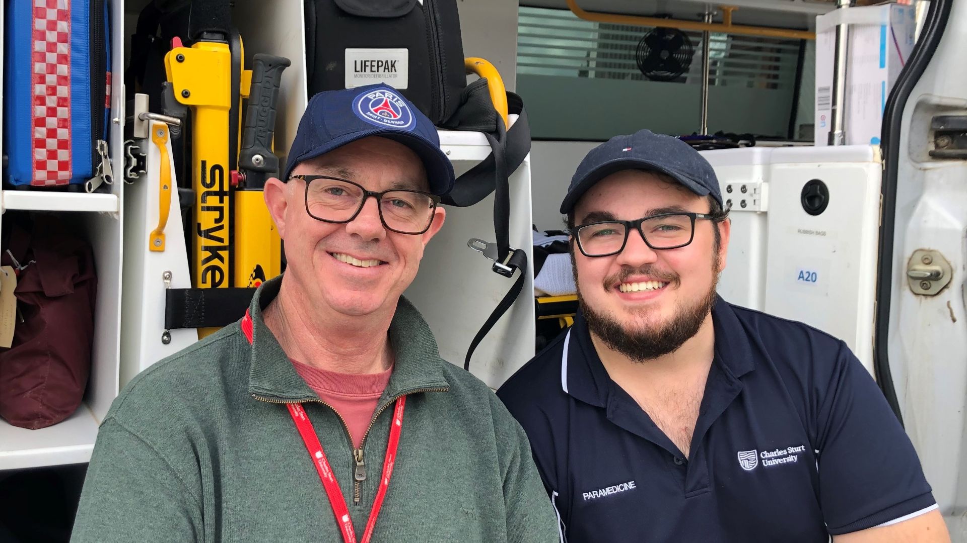 It’s all in the family for paramedic father and son