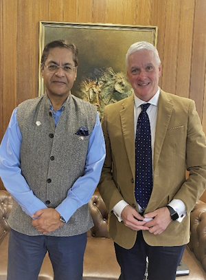 Meeting with the High Commissioner for India, Ambassador Manpreet Vohra