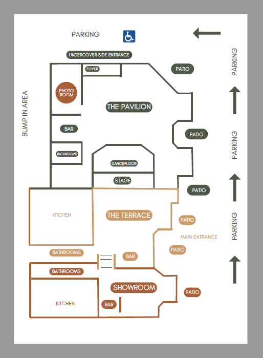 A map of the parking at The Banksia