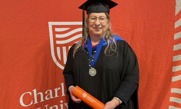 Passion and perseverance earn cybersecurity graduate University Medal