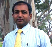 Professor Manohar Pawar of the CSU School of Humanities and Social Sciences.