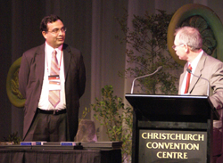The award was presented to Professor Shahbaz Khan at the MODSIM Conference, held in Christchurch, New Zealand.