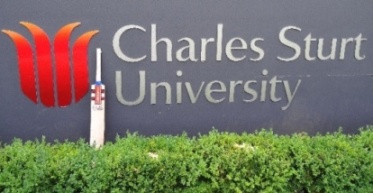 Cricket bat at CSU