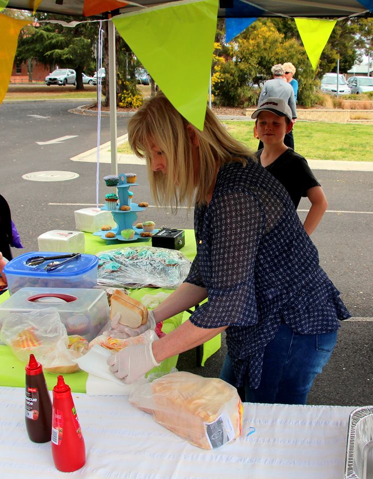 Sausage sizzle at BECIS