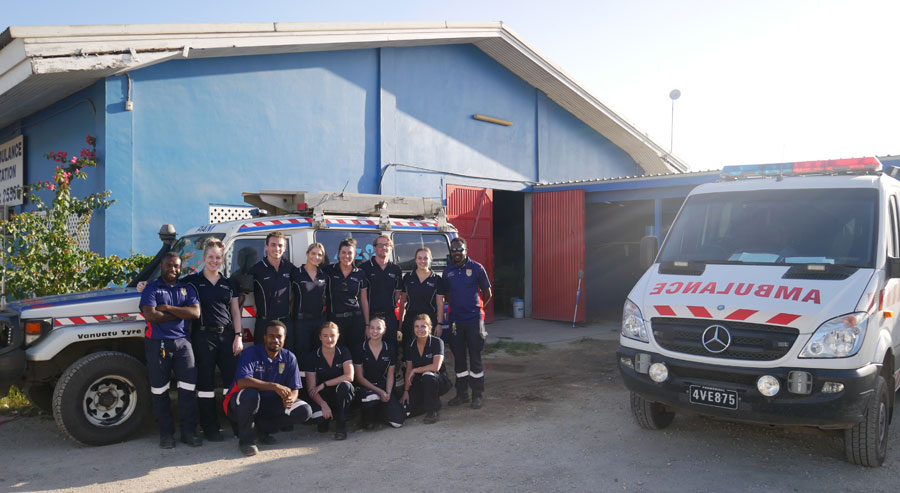 Paramedics in Vanuatu 2019