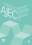 cover of Leadership: Special issue of the Australasian Journal of Early Childhood
