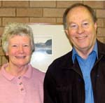 Professor Jim Pratley and May Crawford.