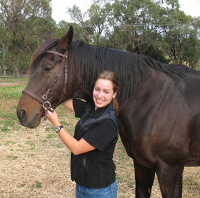 Jessica Quick conducts her research