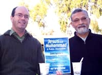 Dr Ata Rehman and Richard Wilson. Jesus and Muhammad is an initiative of the Islamic Students Association and Christian Fellowship.